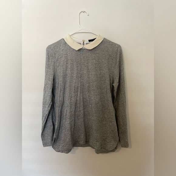 J crew top with collar - Picture 1 of 5